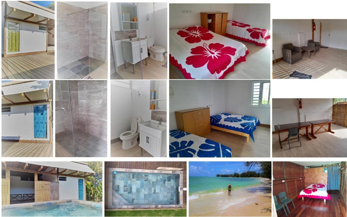 Mara'Ai Le Spot Tubuai Chambre Triple Taahueia Deluxe Sdb Privee Avec Piscine Mataura Eksteriør billede