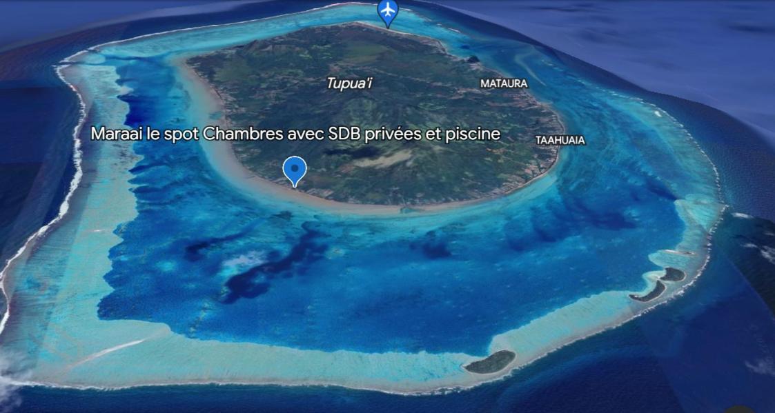 Mara'Ai Le Spot Tubuai Chambre Triple Taahueia Deluxe Sdb Privee Avec Piscine Mataura Eksteriør billede