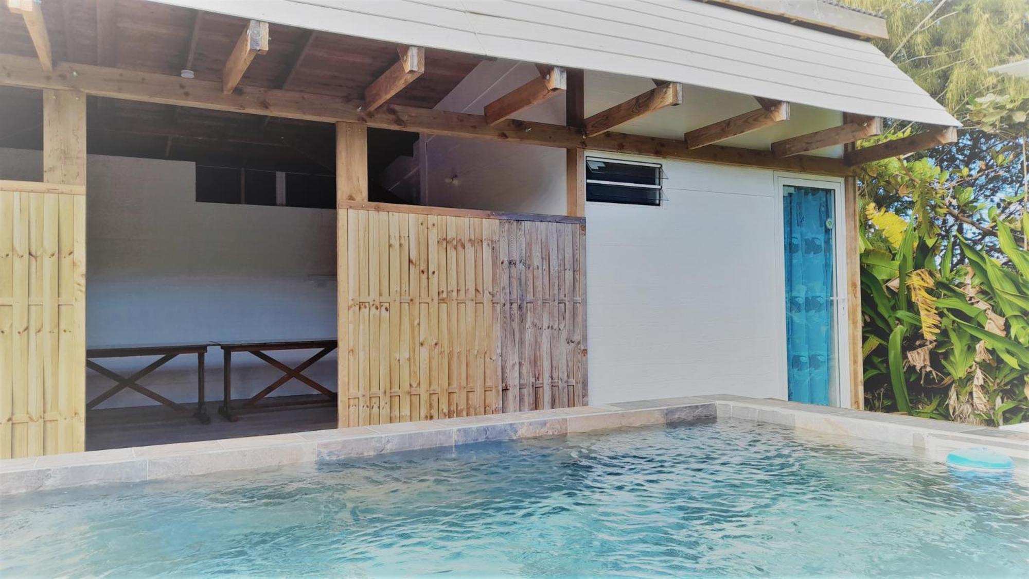 Mara'Ai Le Spot Tubuai Chambre Triple Taahueia Deluxe Sdb Privee Avec Piscine Mataura Eksteriør billede